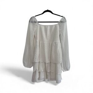 Altar’d state. Women’s white dress. Size large